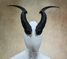 Load image into Gallery viewer, Lightweight Costume Alfira Inspired Tiefling Horns