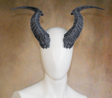 Load image into Gallery viewer, Lightweight Costume Alfira Inspired Tiefling Horns