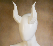 Load image into Gallery viewer, Lightweight Costume Dammon Inspired Tiefling Horns