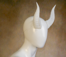Load image into Gallery viewer, Lightweight Costume Dammon Inspired Tiefling Horns