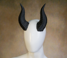 Load image into Gallery viewer, Lightweight Costume Dammon Inspired Tiefling Horns