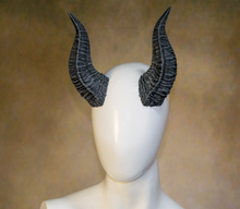 Load image into Gallery viewer, Lightweight Costume Dammon Inspired Tiefling Horns