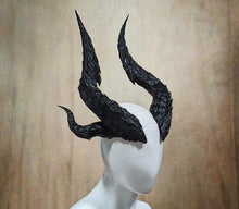Load image into Gallery viewer, Lightweight Costume Cambion Inspired Tiefling Horns