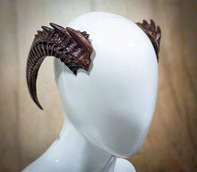 Load image into Gallery viewer, Lightweight Costume Spiked Ram Horns