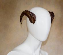 Load image into Gallery viewer, Lightweight Costume Spiked Ram Horns