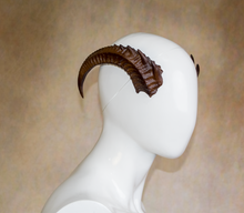 Load image into Gallery viewer, Lightweight Costume Spiked Ram Horns
