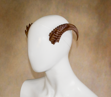 Load image into Gallery viewer, Lightweight Costume Spiked Ram Horns