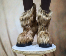 Load image into Gallery viewer, CUSTOM Hooves with Faux Fur Boot Covers