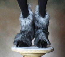 Load image into Gallery viewer, CUSTOM Hooves with Faux Fur Boot Covers