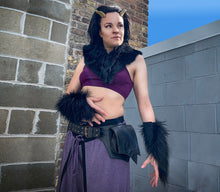 Load image into Gallery viewer, Faux Fur Neck Cowl and/or Gauntlets