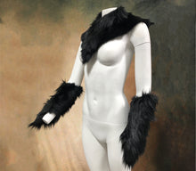 Load image into Gallery viewer, Faux Fur Neck Cowl and/or Gauntlets