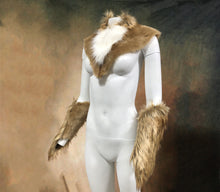 Load image into Gallery viewer, Faux Fur Neck Cowl and/or Gauntlets