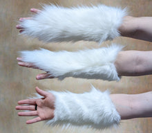 Load image into Gallery viewer, Faux Fur Neck Cowl and/or Gauntlets