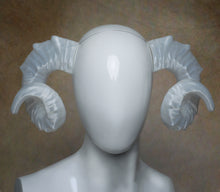 Load image into Gallery viewer, Lightweight Costume Large Ram Horns