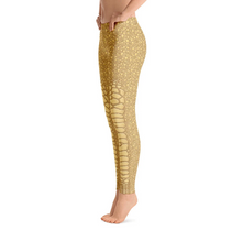 Load image into Gallery viewer, Golden Scaled Leggings