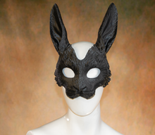 Load image into Gallery viewer, Lightweight Bunny Animal Half Mask
