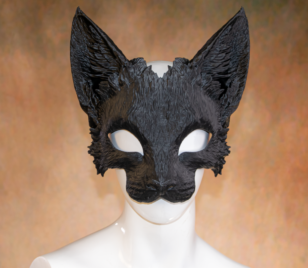 Lightweight Kitty Cat Animal Half Mask