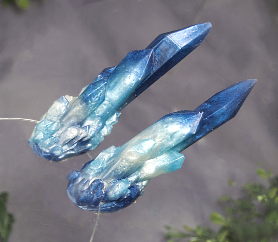 Blue Sodalite Crystal Horns