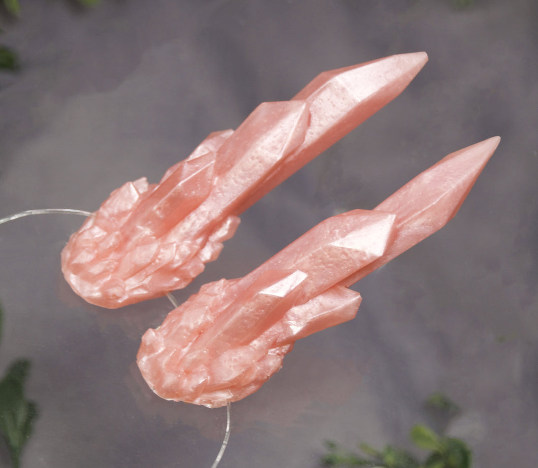 Cotton Candy Crystal Horns
