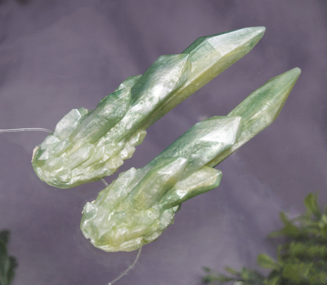 Green Aventurine Crystal Horns
