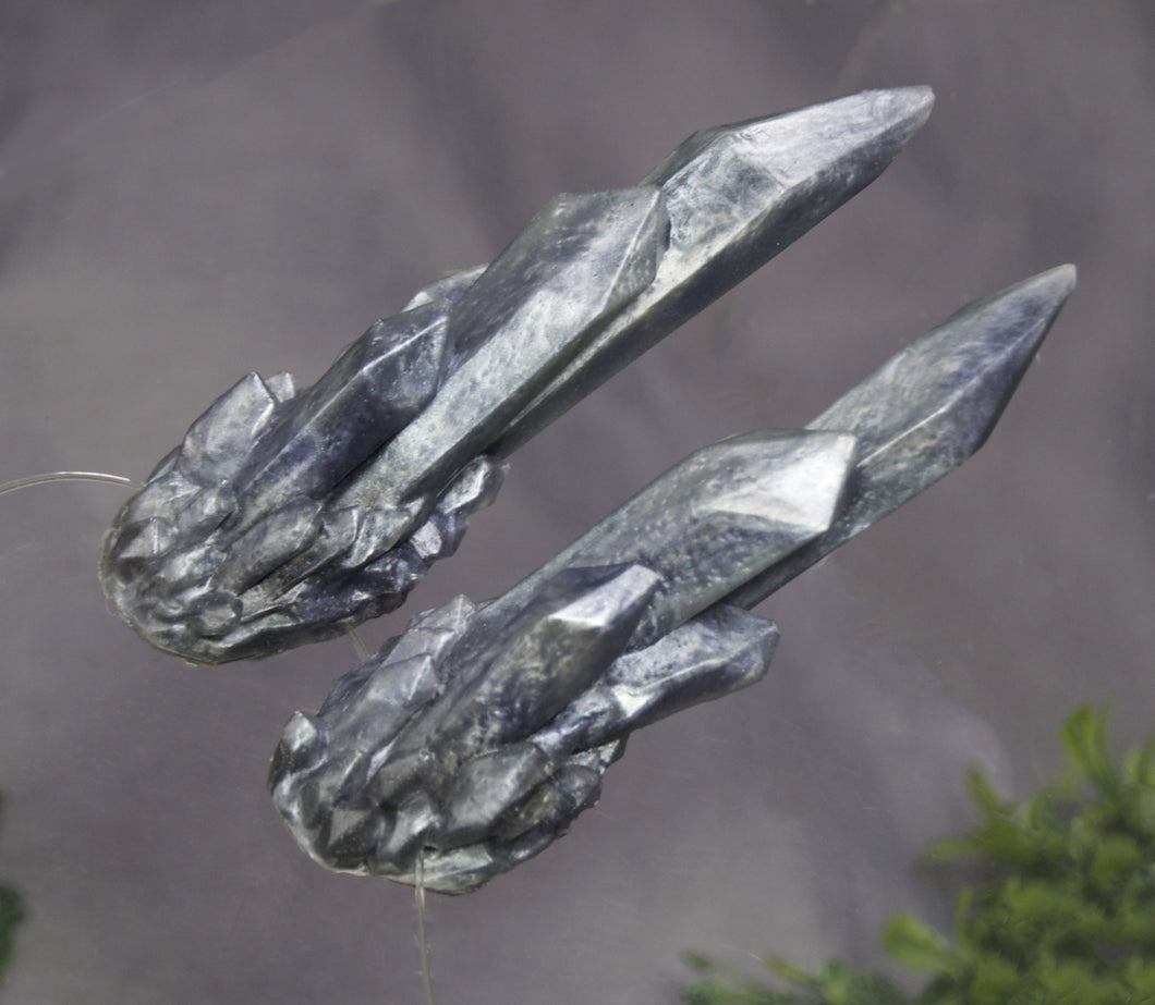 Metallic Smoke Crystal Horns