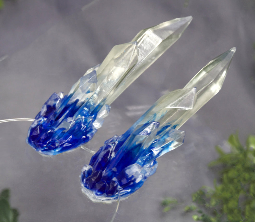 Blue Smoke Crystal Horns