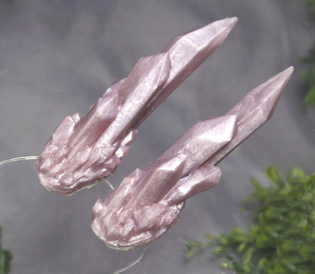 Grape Sherbet Crystal Horns