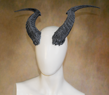 Load image into Gallery viewer, Lightweight Costume Alfira Inspired Tiefling Horns
