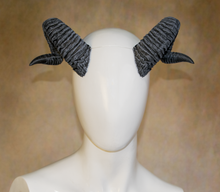 Load image into Gallery viewer, Lightweight Costume Ram Tav Tiefling Horns
