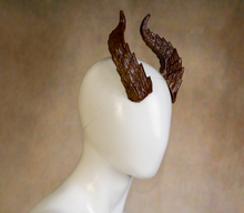 Load image into Gallery viewer, Lightweight Costume Natural Dragon Horns
