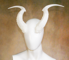 Load image into Gallery viewer, Lightweight Costume Alfira Inspired Tiefling Horns
