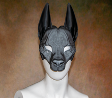 Load image into Gallery viewer, Lightweight Anubis Egyptian Deity Half Mask
