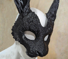 Load image into Gallery viewer, Lightweight Bunny/Jackalope Mask
