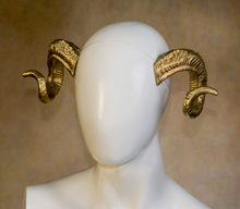 Load image into Gallery viewer, Lightweight Costume Ram Horns
