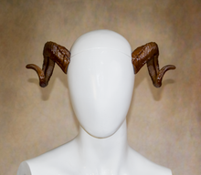 Load image into Gallery viewer, Lightweight Costume Ram Horns
