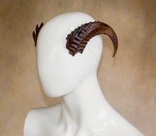 Load image into Gallery viewer, Lightweight Costume Spiked Ram Horns
