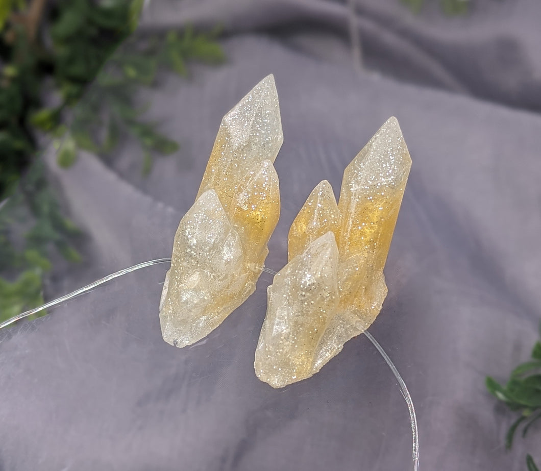 Gold Dust Small Crystal Horns