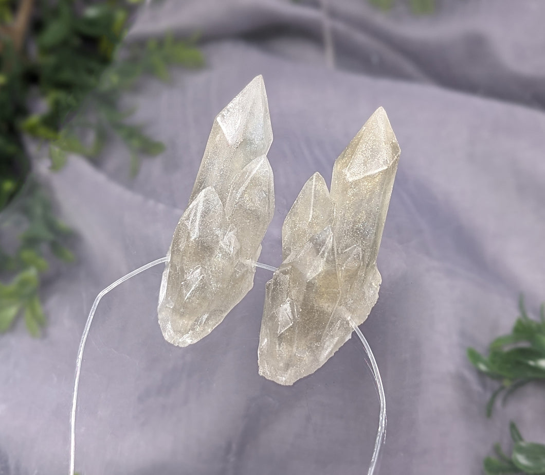Faded Quartz Small Crystal Horns