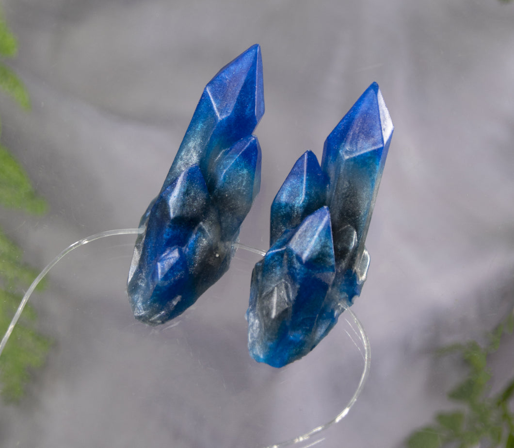Stalagmite Blue Small Crystal Horns