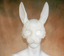 Load image into Gallery viewer, Lightweight Bunny Animal Half Mask
