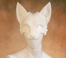 Load image into Gallery viewer, Lightweight Kitty Cat Animal Half Mask

