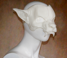 Load image into Gallery viewer, Lightweight Werewolf Cryptid Half Mask
