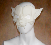 Load image into Gallery viewer, Lightweight Werewolf Cryptid Half Mask
