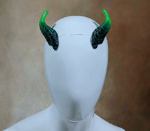 Load image into Gallery viewer, Green Goat Horns
