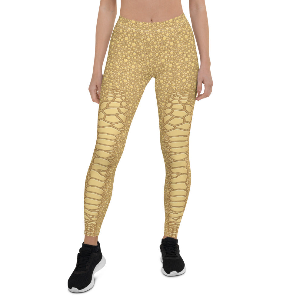 Golden Scaled Leggings